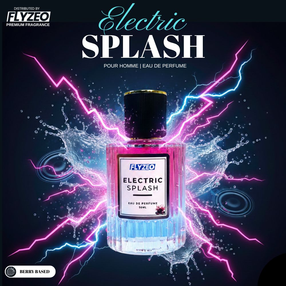Electric Splash for Him – Energetic & Fresh Men's Cologne (50ml)