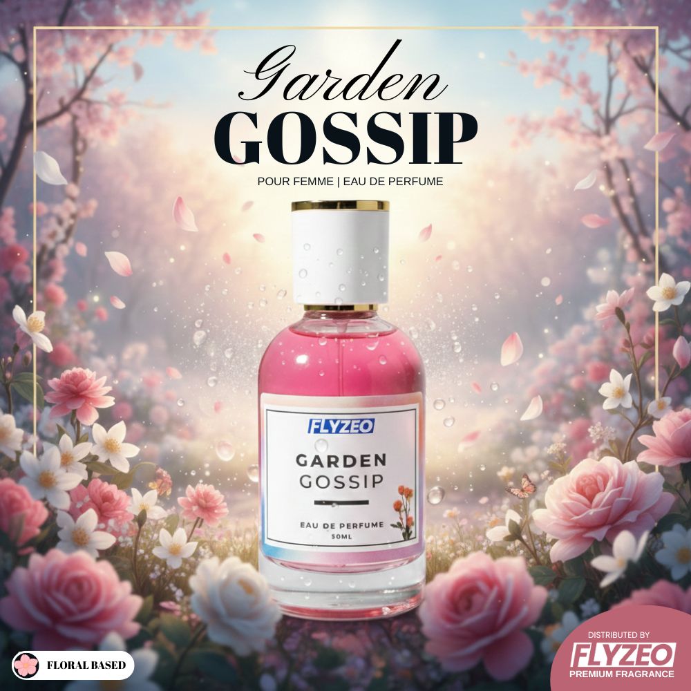 Garden Gossip Floral Eau de Parfum for Women – Elegant 50ml Spray